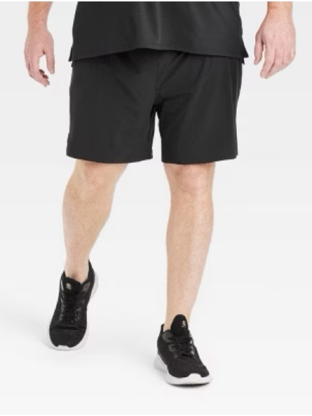 WAGGLE GOLF sz large Men's Black Performance Athletic Shorts